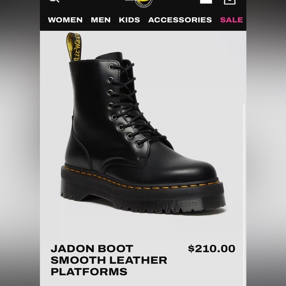 JADON BOOT SMOOTH LEATHER PLATFORMS - Picture 2 of 4